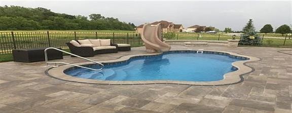 San Juan fiberglass pool